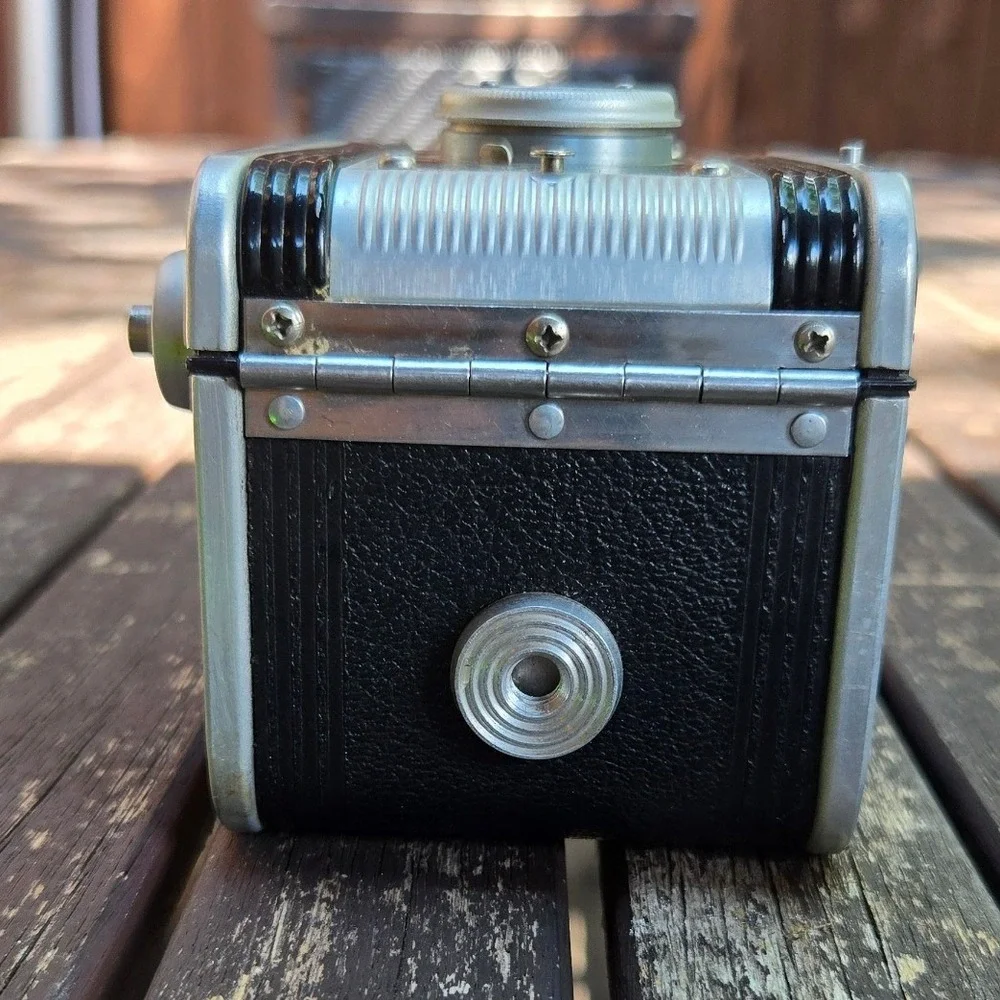 Vintage Kodak Duaflex Camera with Kodar f/8 72mm Lens & Leather Field Case